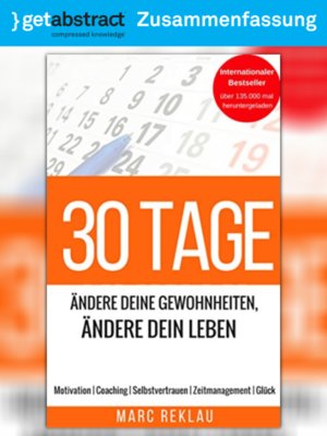 cover image of 30 Tage (Zusammenfassung)